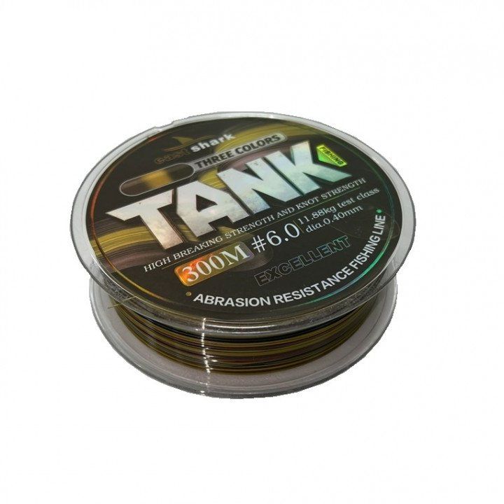 Леска EastShark TANK 3 Colors, 300 м