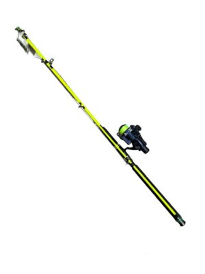 Спиннинг Крокодил 2-частный штекерный в сборе с катушкой Cobra, тест 100-250 г