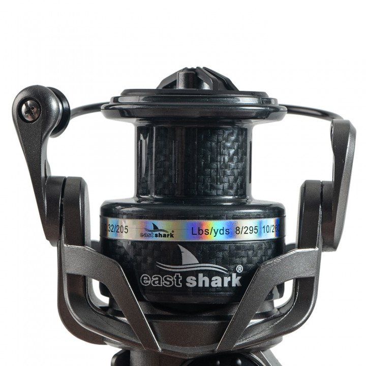 Катушка EastShark Light PRO, передний + задний фрикцион, передаточное отношение 5.5:1, с байтраннером — изображение 4