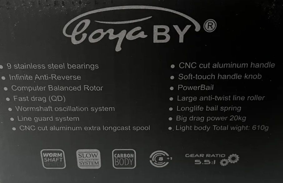 Катушка BoyaPRO Spod Marker, подшипников: 8+1, передний фрикцион, передаточное отношение 5.5:1 — изображение 8