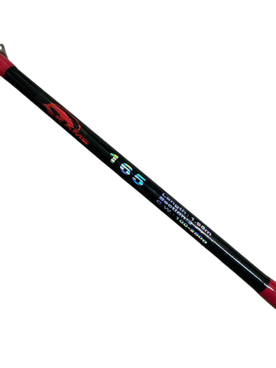 Спиннинг Крокодил Kame 2-частный штекерный, тест 100-250 г — изображение 6