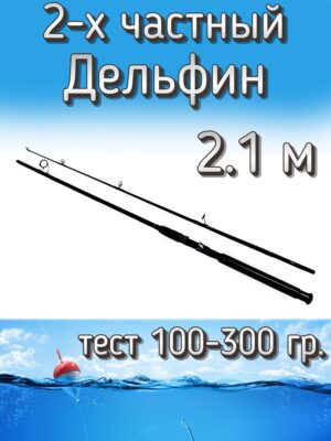 Спиннинг Kame штекерный Дельфин, тест 100-300 г
