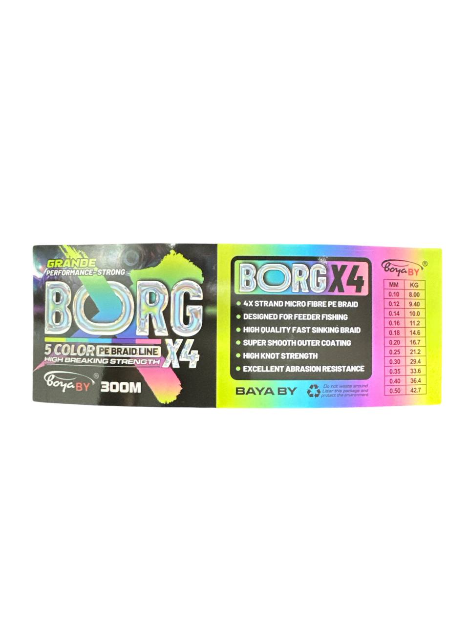 Плетеный шнур BoyaBY BORG — изображение 4
