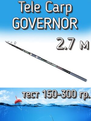 Удилище Kame телескопическое TeleCarp GOVERNOR, тест 150-300 г